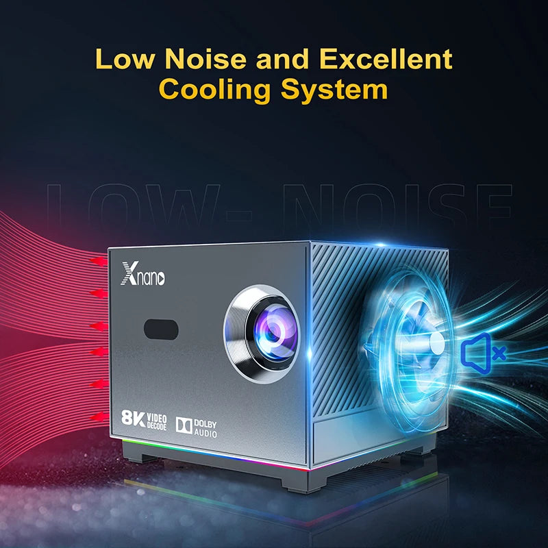 Voice Remote Portable Smart Movie Projector