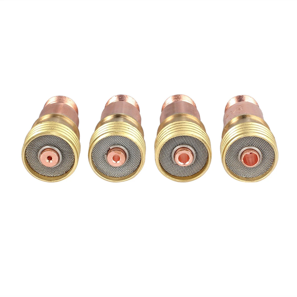 55pcs TIG Welding Torch Kit with High Temperature Glass Cup Back Cup Collets Body Alumina Nozzle.