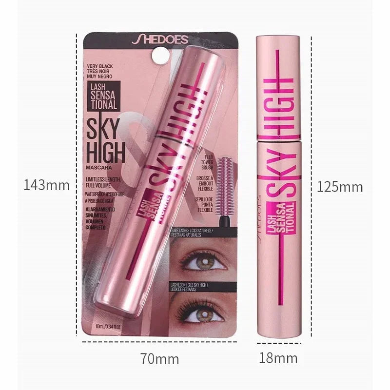 4D Mascara Lengthening Waterproof Thick Curling Lasting Eyelash Extension Black