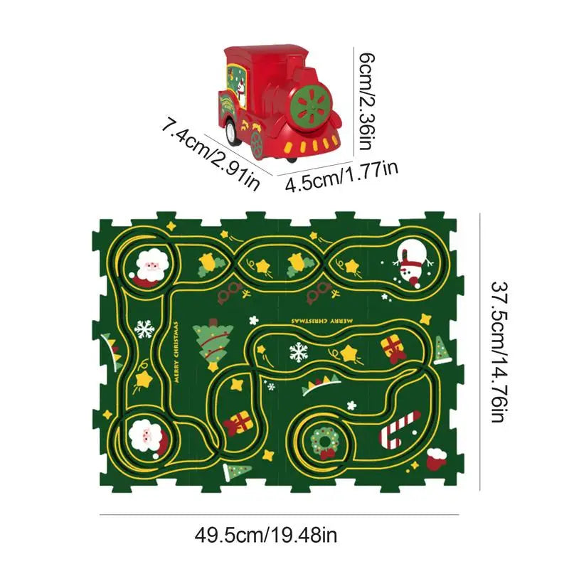 Kids Educational Interactive Jigsaw Puzzle Railrider