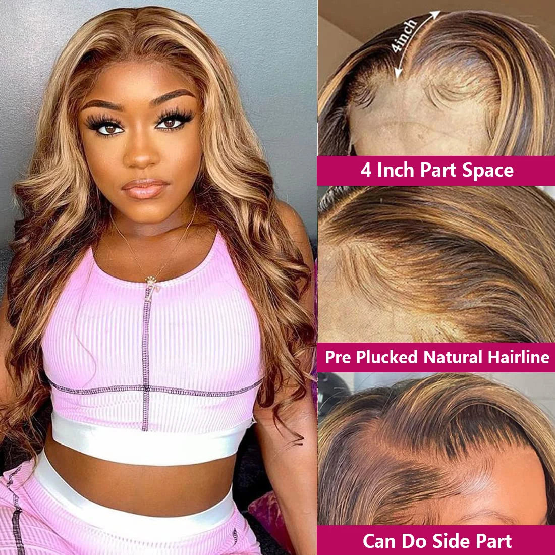 Highlight Wig, Human Hair