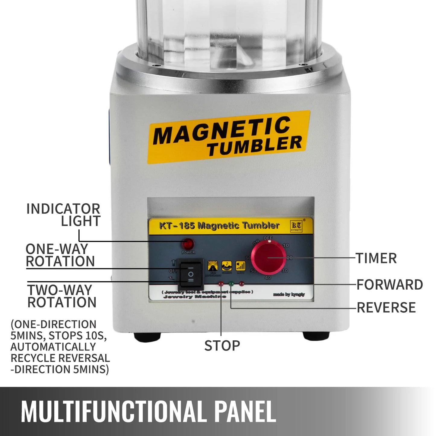 Magnetic Tumbler Jewelry Polisher