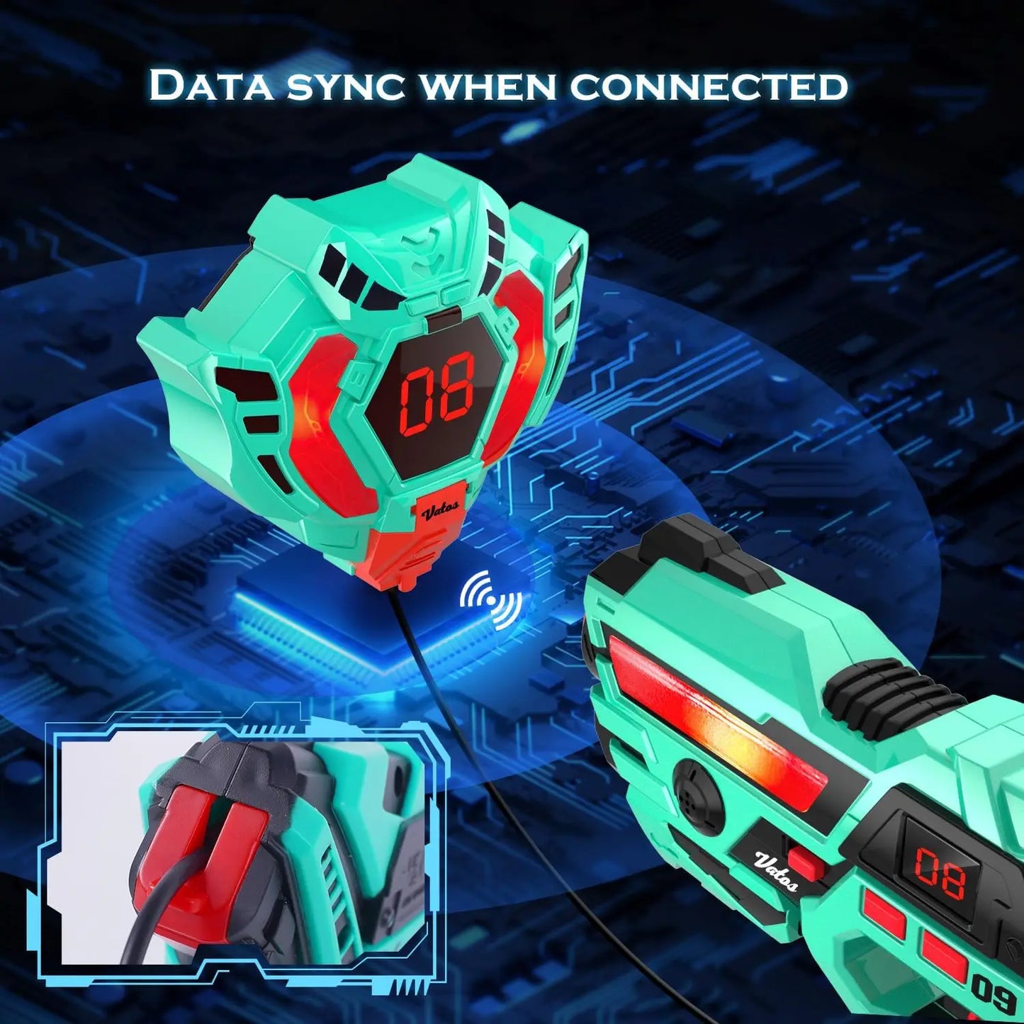 Laser Tag Guns with Vests , Infrared Laser Tag Shooting Game