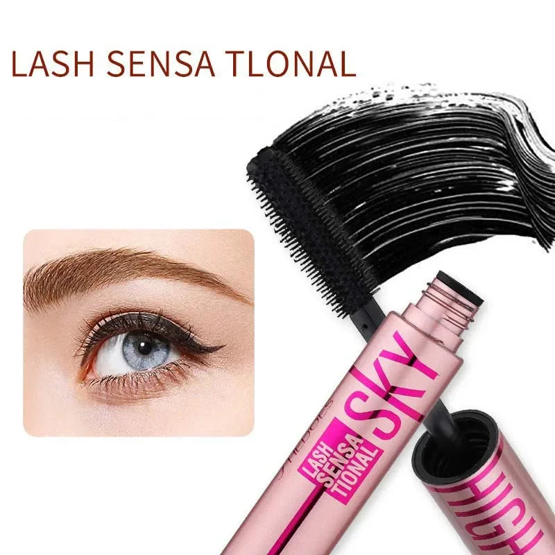 4D Mascara Lengthening Waterproof Thick Curling Lasting Eyelash Extension Black