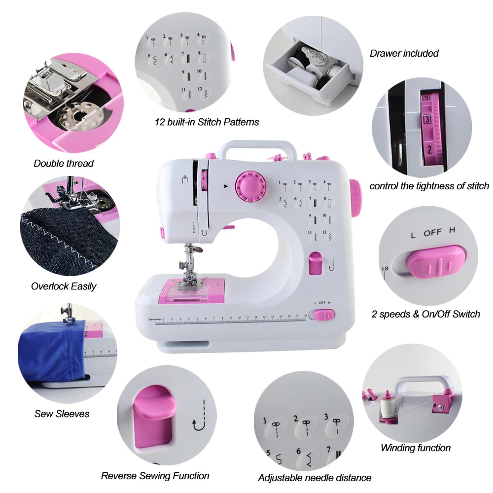 Mini Portable Electric Sewing Machine