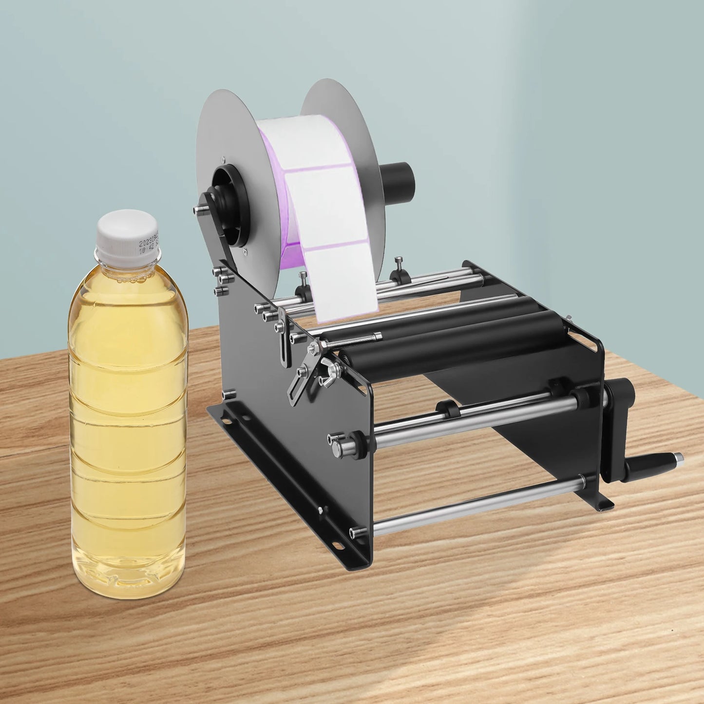 Manual Labeling Machine Mt-30 Round Box/Bottle Labeling Machine Self Adhesive Labeling Machine.