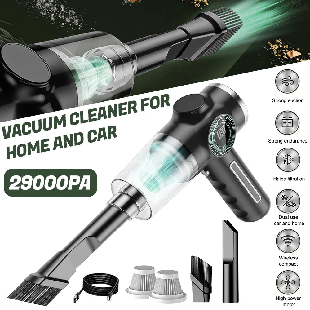 Mini Wireless Vacuum Cleaner, Handheld