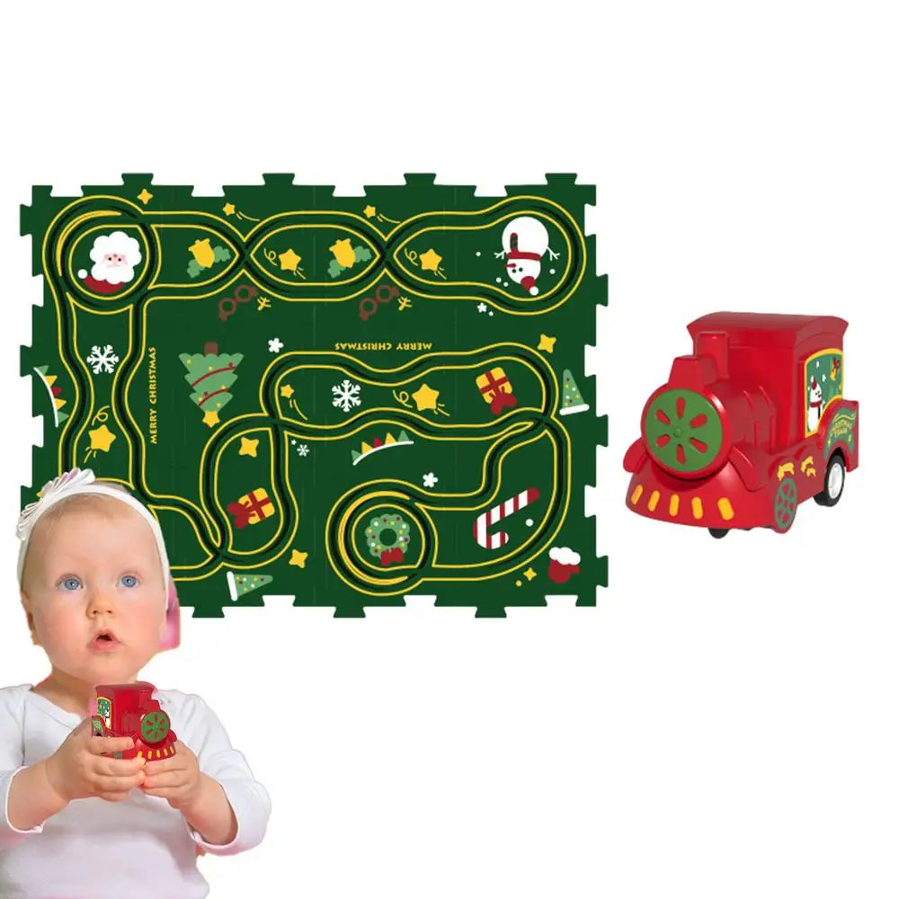 Kids Educational Interactive Jigsaw Puzzle Railrider