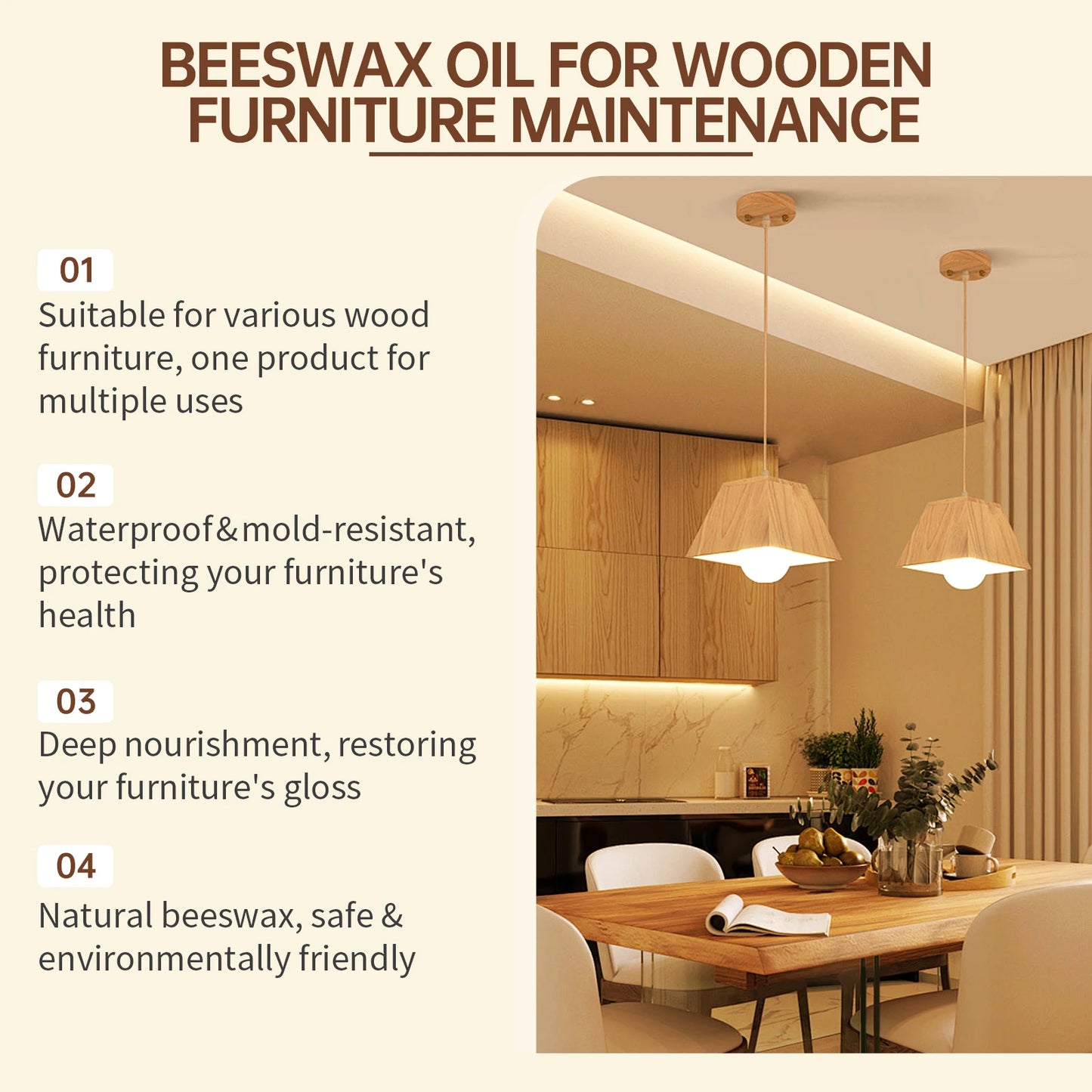 Beeswax Household Furniture Polish