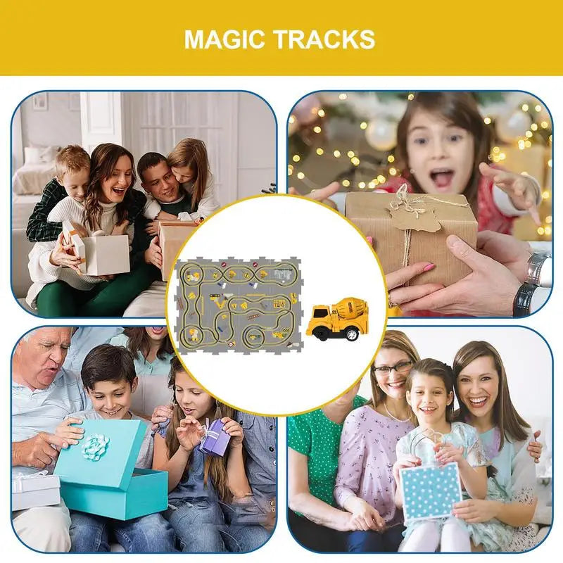 Kids Educational Interactive Jigsaw Puzzle Railrider