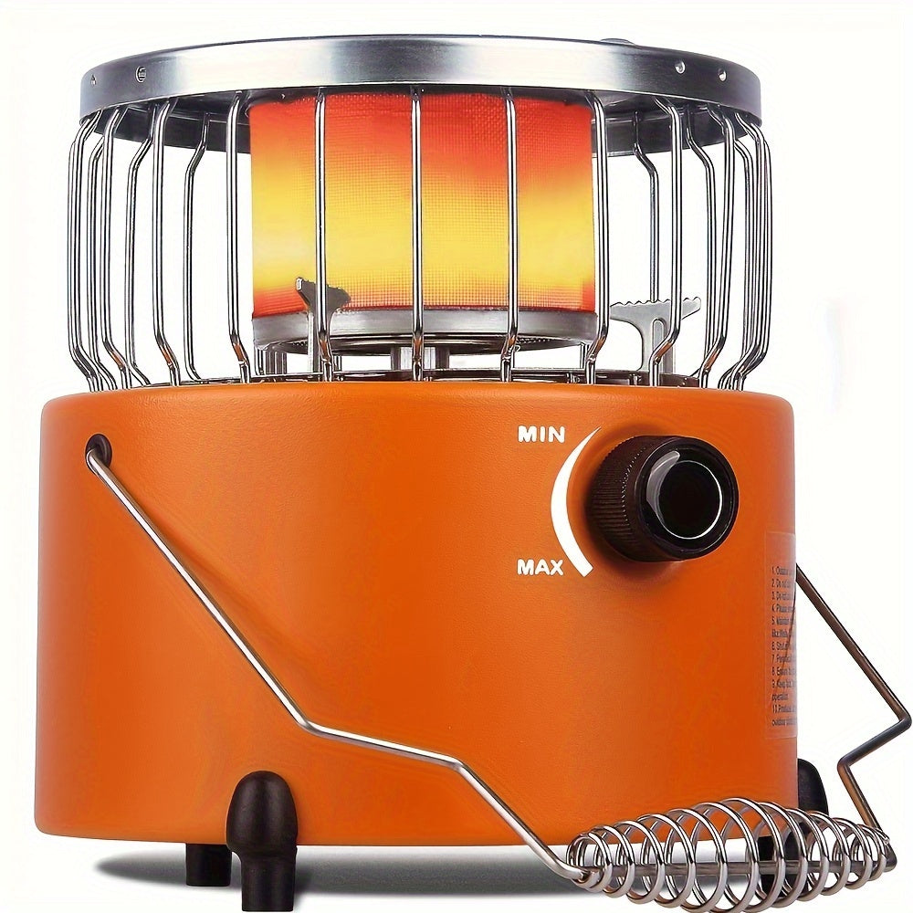 PropaneMaster 9000 BTU 2-in-1 Portable Gas Stove - Reliable Indoor & Outdoor Heating, and Cooking.
