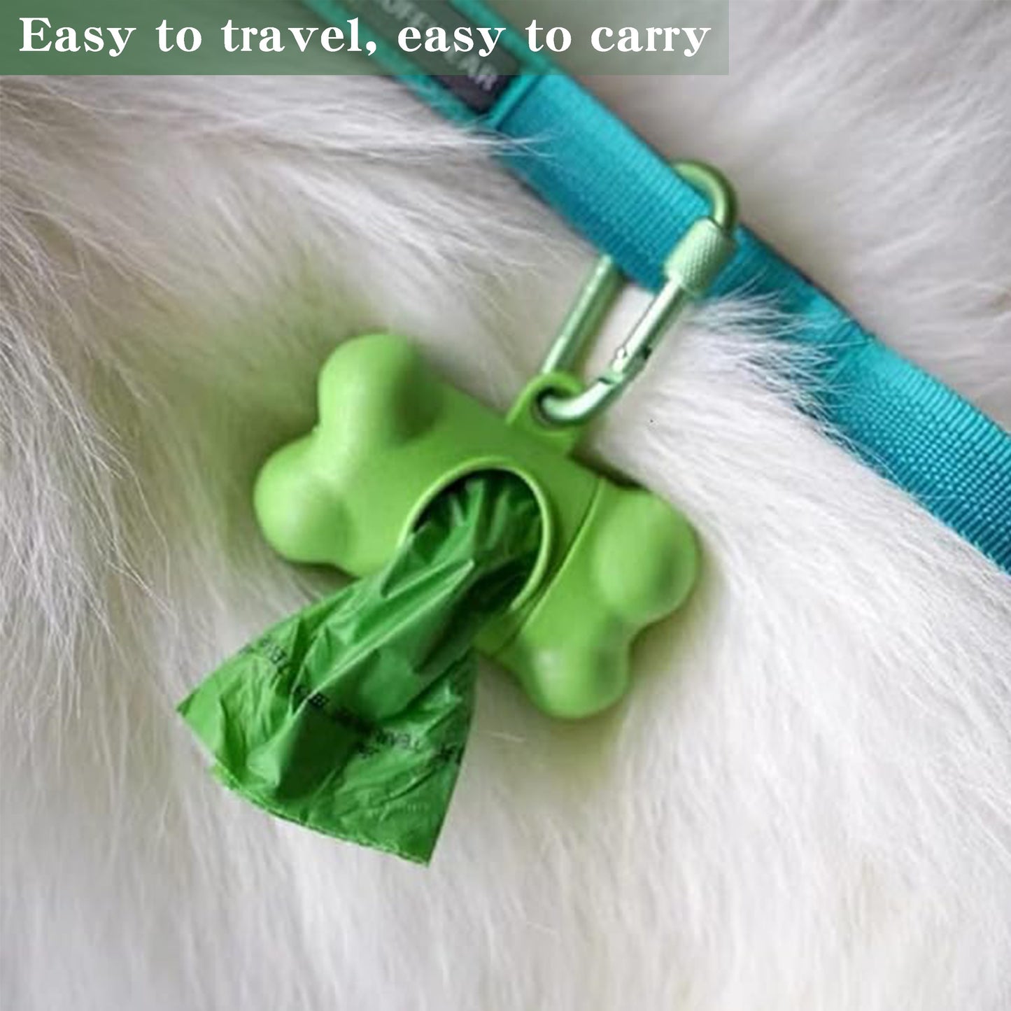 600 bags of 40 rolls of dog poop bags, leak-proof