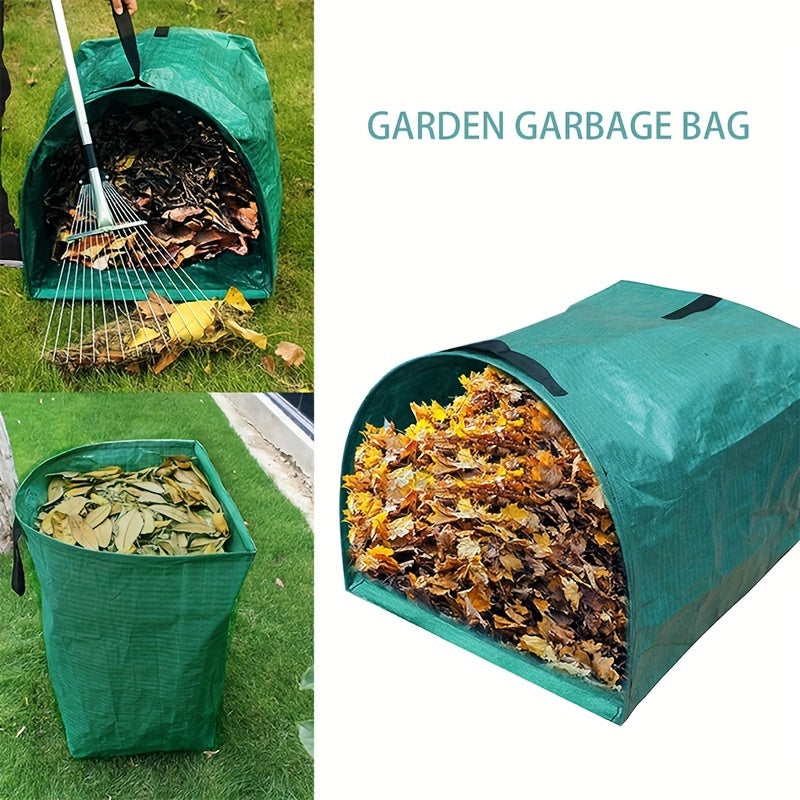 Extra-Large 52.83gal Garden Waste Bag with Work Gloves - Durable, Waterproof, Perfect for Leaves, Grass Clippings & Recycling, Garbage Bag,