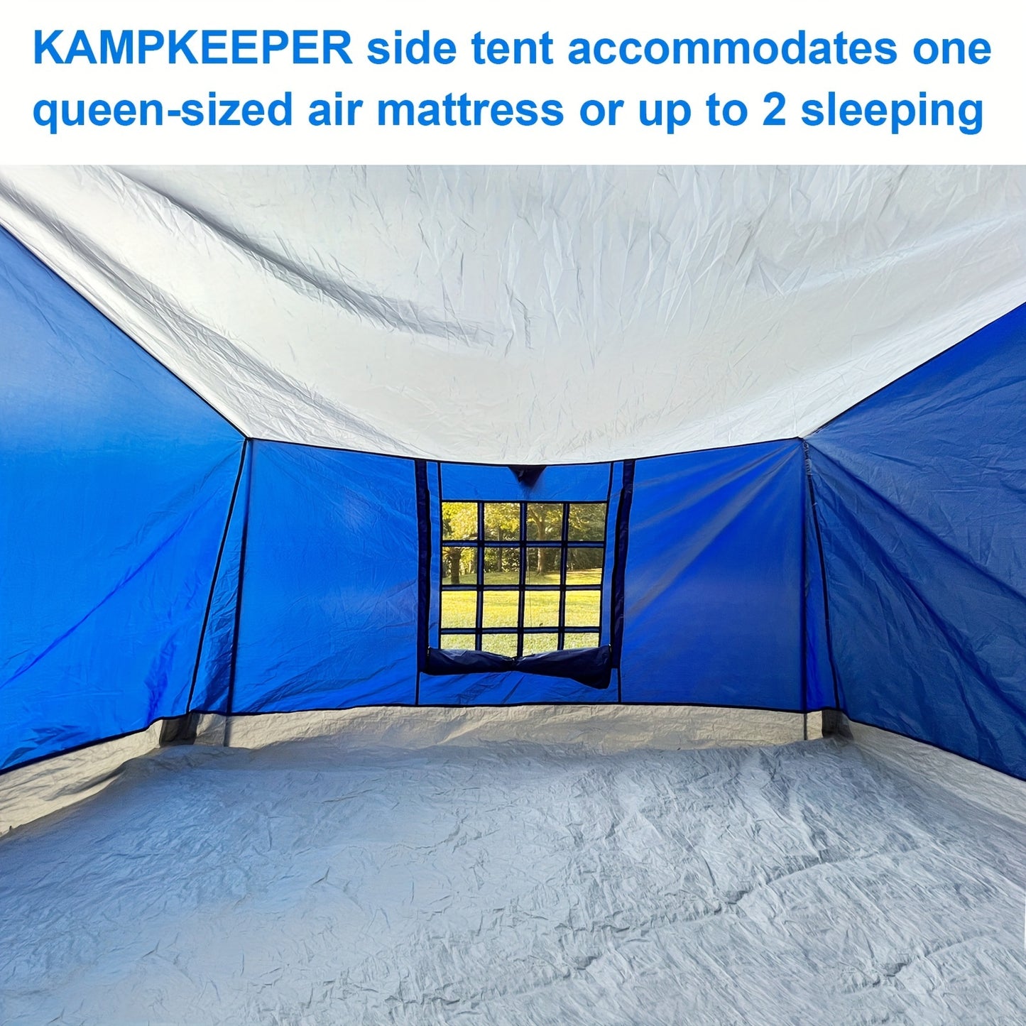 Side Tent, Camping Tent for 10' x 10' Pop Up Canopy, Easy Set Up Gazebo.