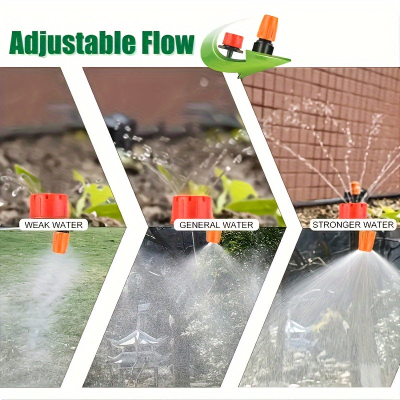 1 Set Of DIY Garden Drip Irrigation Hose, Watering System.