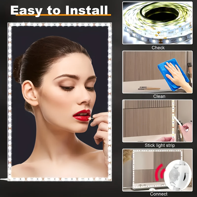 16.4ft Motion-Activated LED Strip Lights.