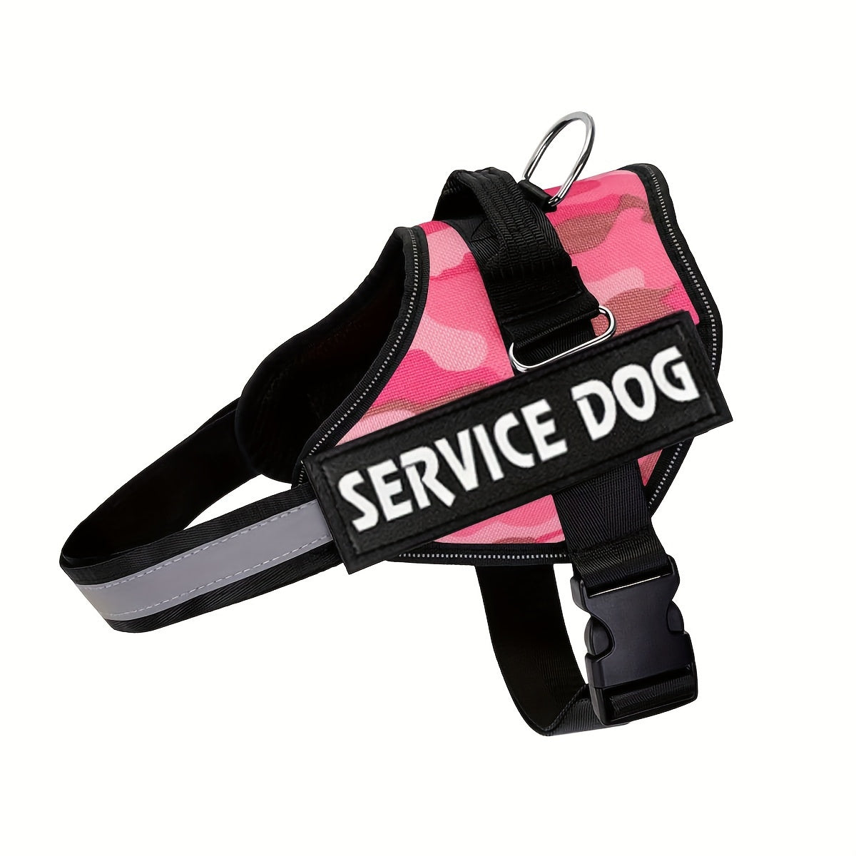 Ultimate Service Dog Harness - No Pull, Easy On/Off, 3M Reflective, Breathable, Adjustable Pet Vest with Nylon Handle, No Tugging, No Choking, Comfortable Wear