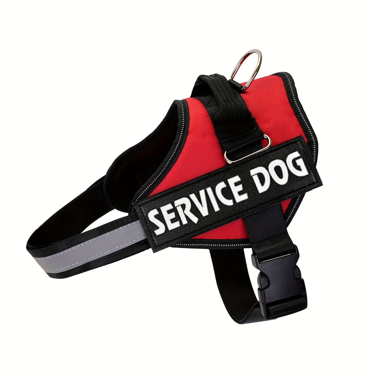 Ultimate Service Dog Harness - No Pull, Easy On/Off, 3M Reflective, Breathable, Adjustable Pet Vest with Nylon Handle, No Tugging, No Choking, Comfortable Wear