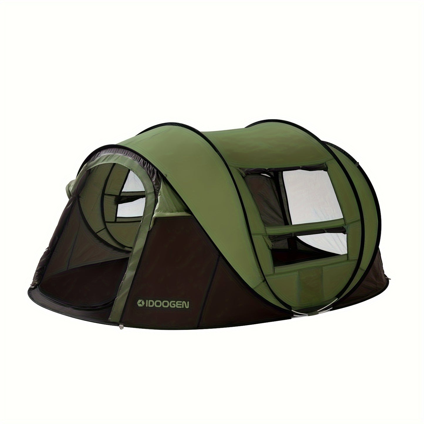 4 Person Tent for Camping, Waterproof Easy Set Up with 2 Doors.