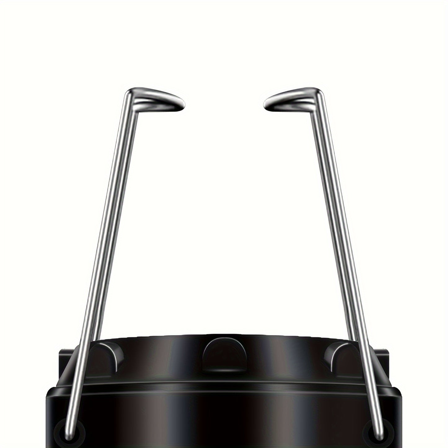 4pcs LED Camping Lanterns - USB Rechargeable, Emergency Lighting, Polished Finish.
