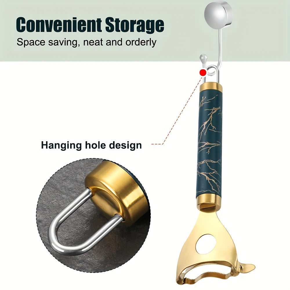 Stainless Steel Corn Cob Stripper - Quick & Easy Kernel Removal Tool.