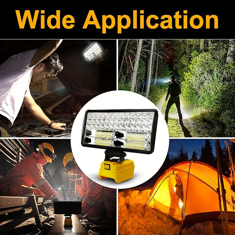 LED Flood Light For Outdoor, Camping, Car Repairing, Emergency And Job Site Lighting