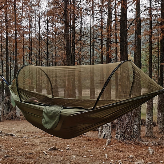 Quick-Setup Mosquito Net Hammock