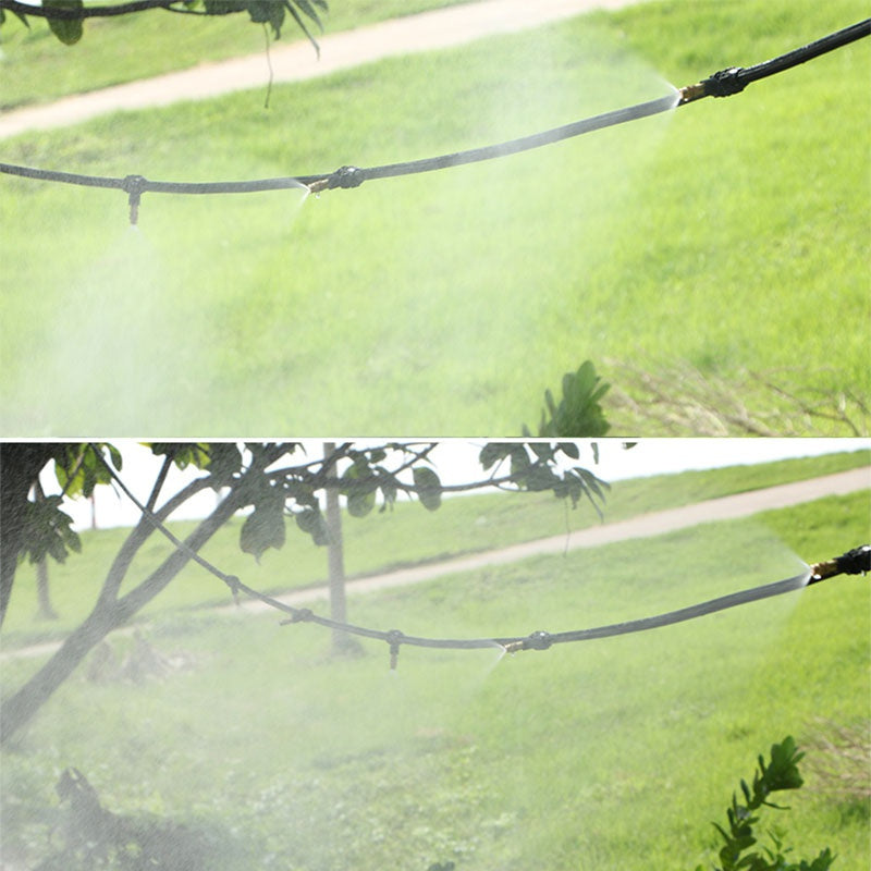 10pcs Automatic Plant Watering System with Atomizing Nozzles for Efficient Gardening
