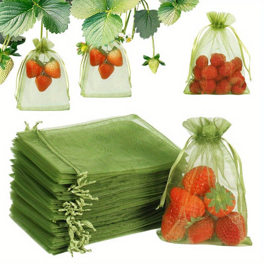 100pcs Fruit and Vegetable Protection Net Bags -
