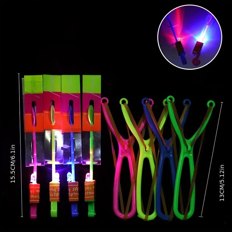 8PCS Luminous Flying Slingshot