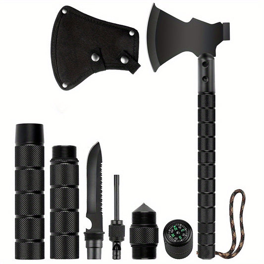 Ultimate Survival Axe Kit, Multitool Folding Axe with Hammer.