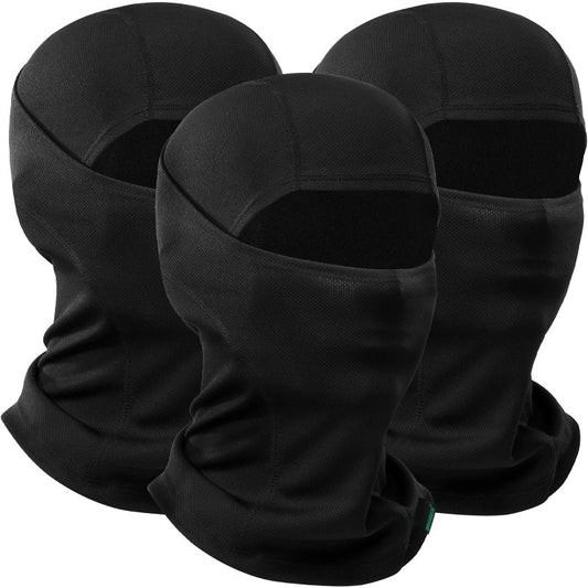 3 Pieces Breathable Full Face Balaclava Ski Mask.