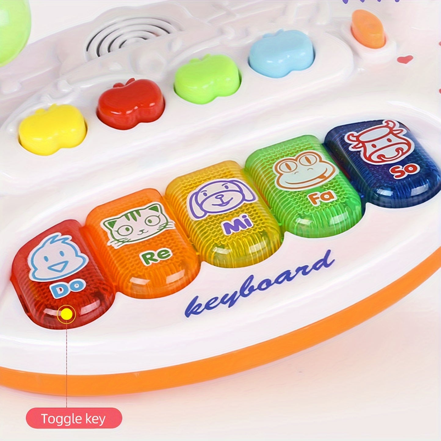 educational piano keyboard toys, pre-loaded songs and lights for early learning and development