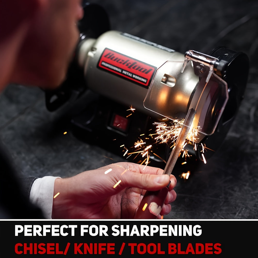 6-Inch 1/3HP Low-Speed Bench Grinder