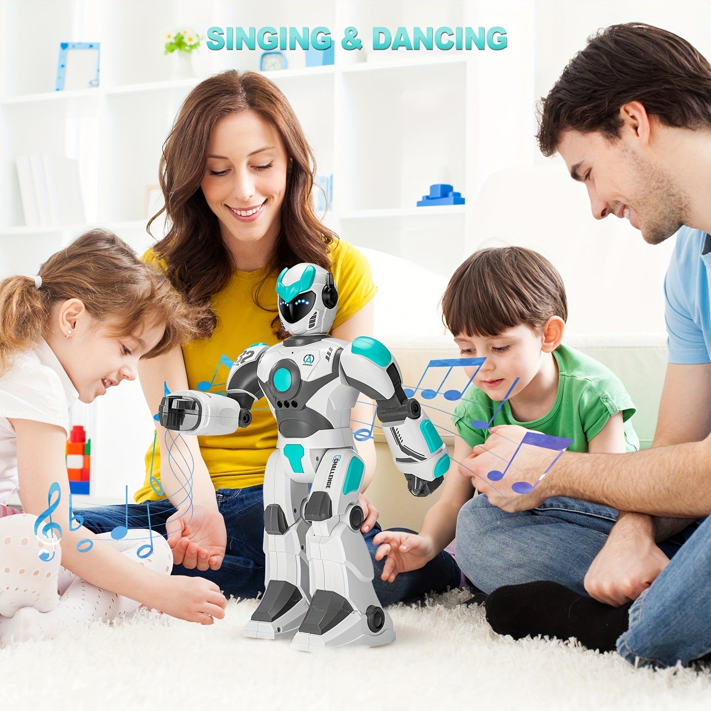 WiFi Signal Large Remote Voice Control Robot