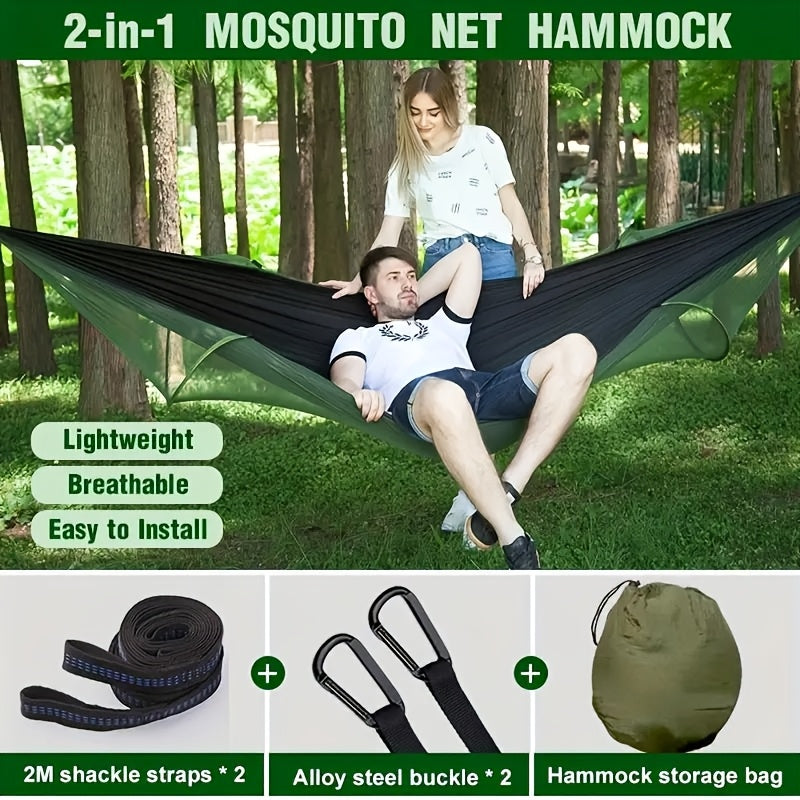 Double   Camping Hammock With Mosquito Net,