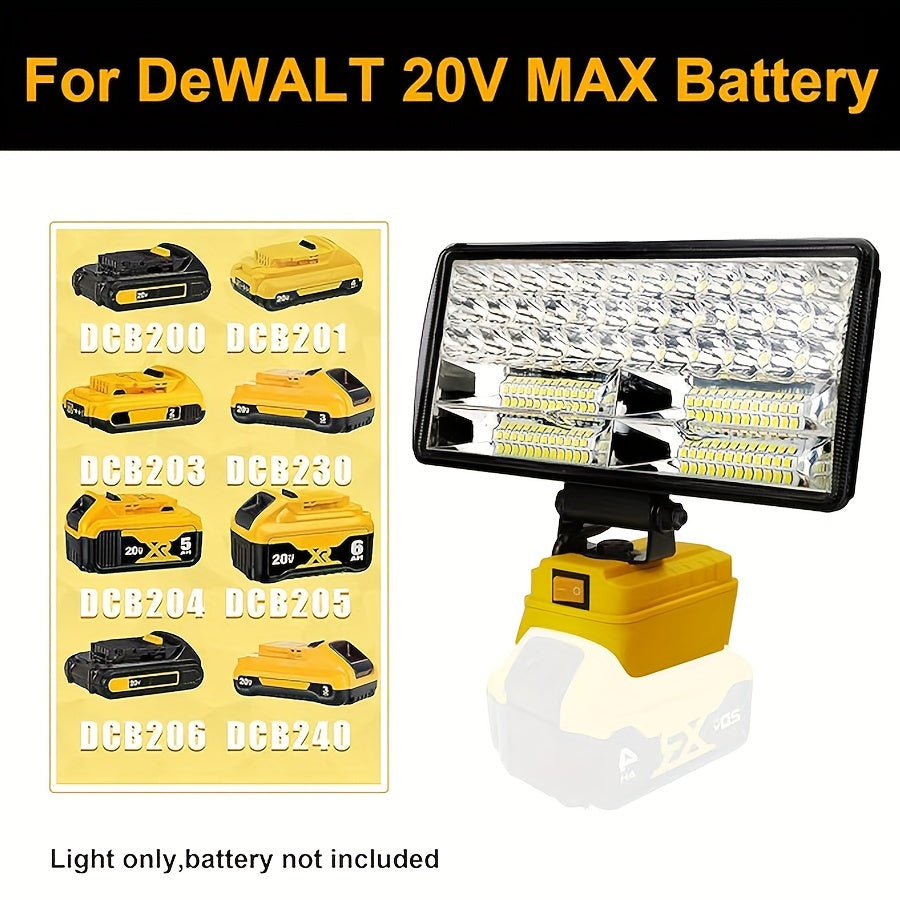 LED Flood Light For Outdoor, Camping, Car Repairing, Emergency And Job Site Lighting