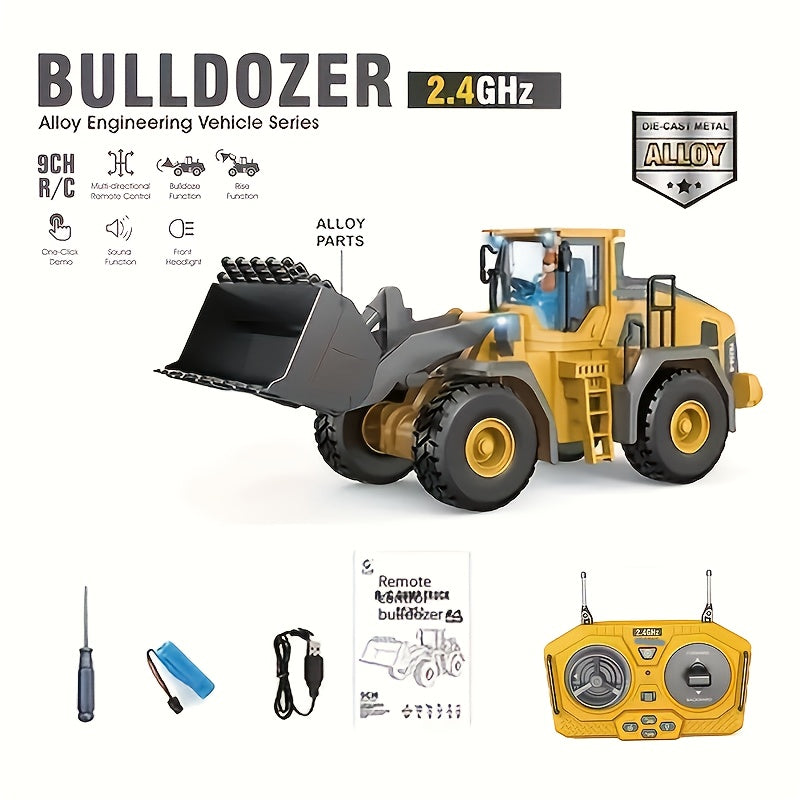 Alloy RC Bulldozer with Effects