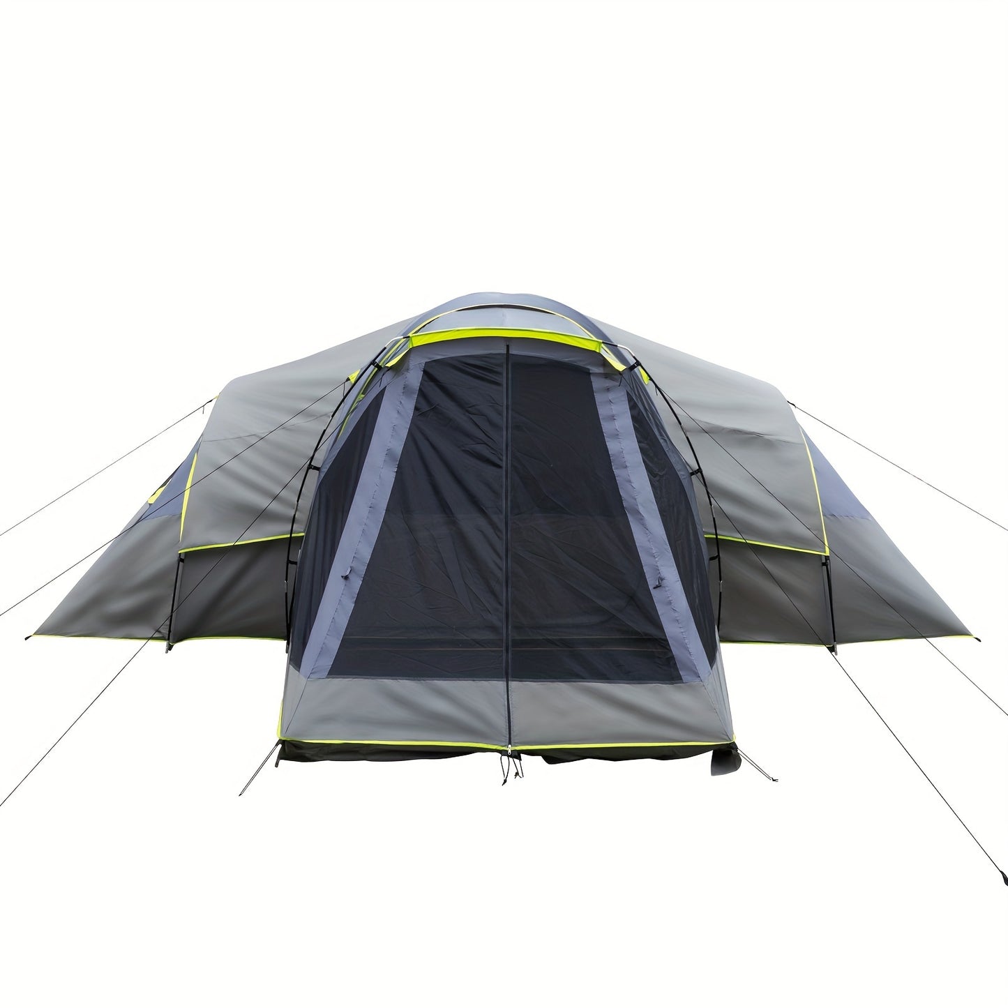 Three-room, 10-person camping tent