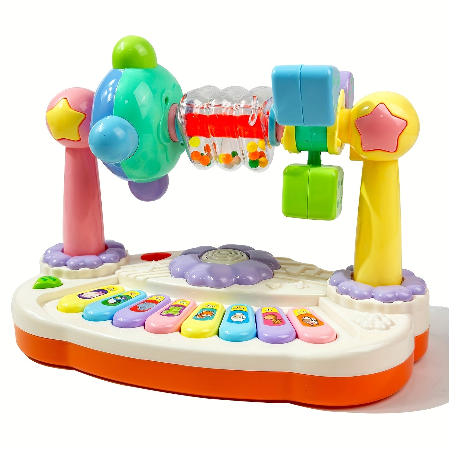 educational piano keyboard toys, pre-loaded songs and lights for early learning and development