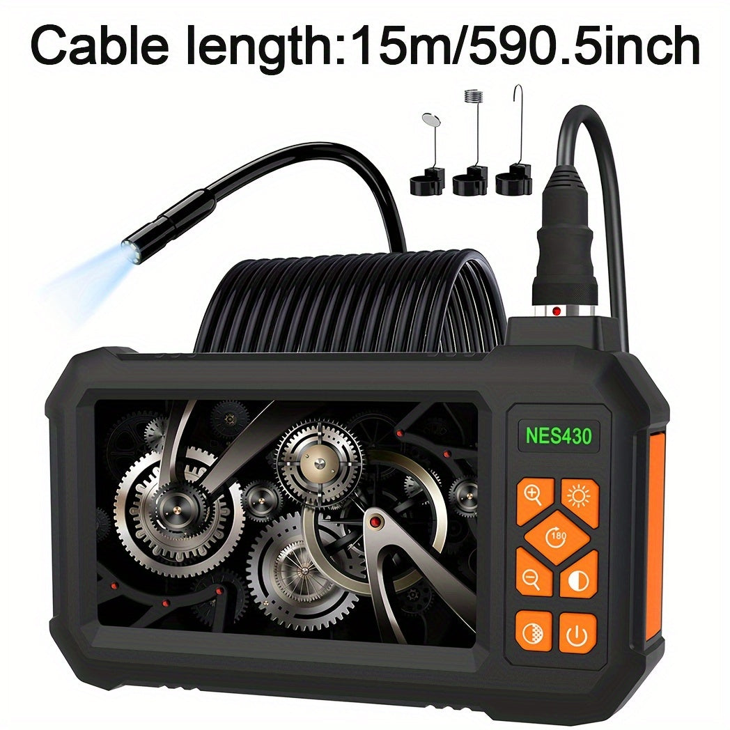 Borescope Camera With Light, Waterproof. With Light, 1080P HD Inspection Camera