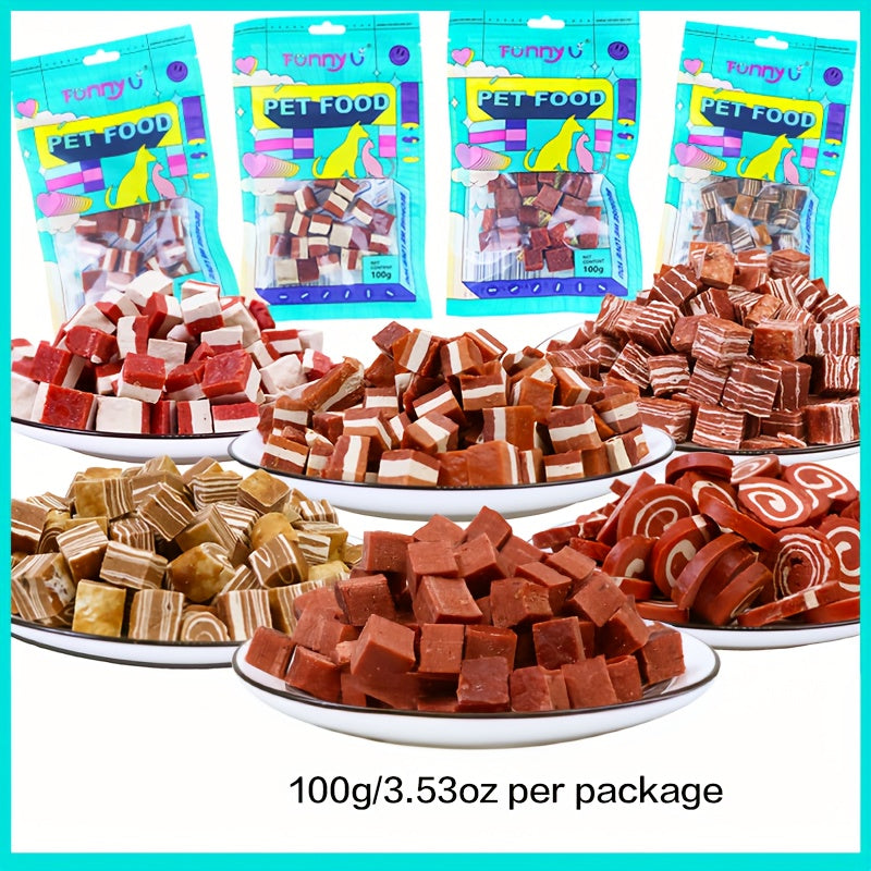 3.53oz Wholesome Meat Dog Treats - Natural, Protein-Rich Goodies
