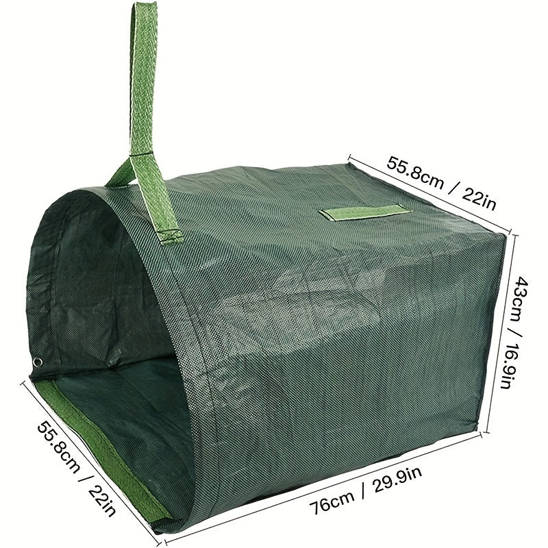 Extra-Large 52.83gal Garden Waste Bag with Work Gloves - Durable, Waterproof, Perfect for Leaves, Grass Clippings & Recycling, Garbage Bag,