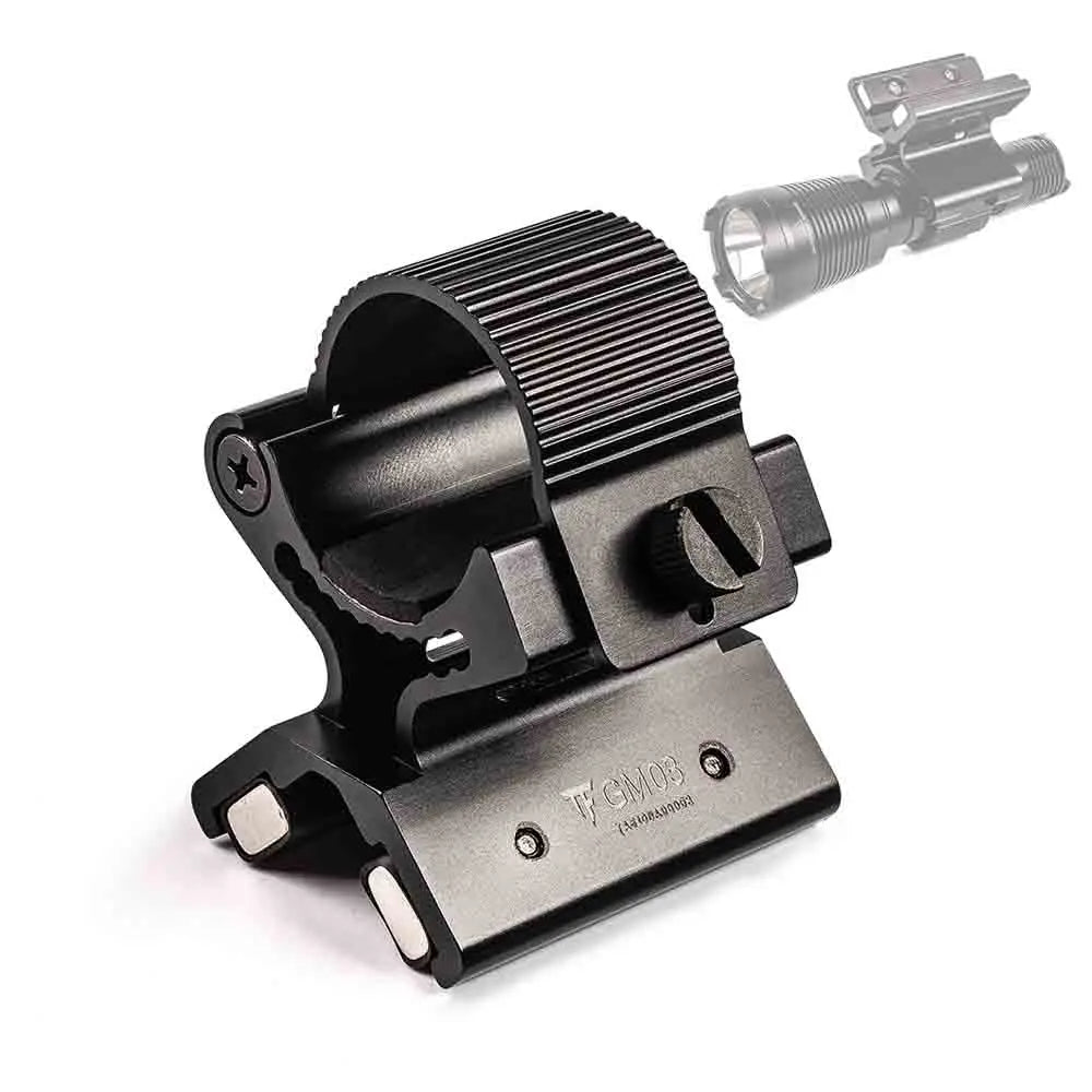 TrustFire GM03 Magnet Flashlight Mount Holder Magnetic Gun Mount for Hunting Tactical Torch Lamp