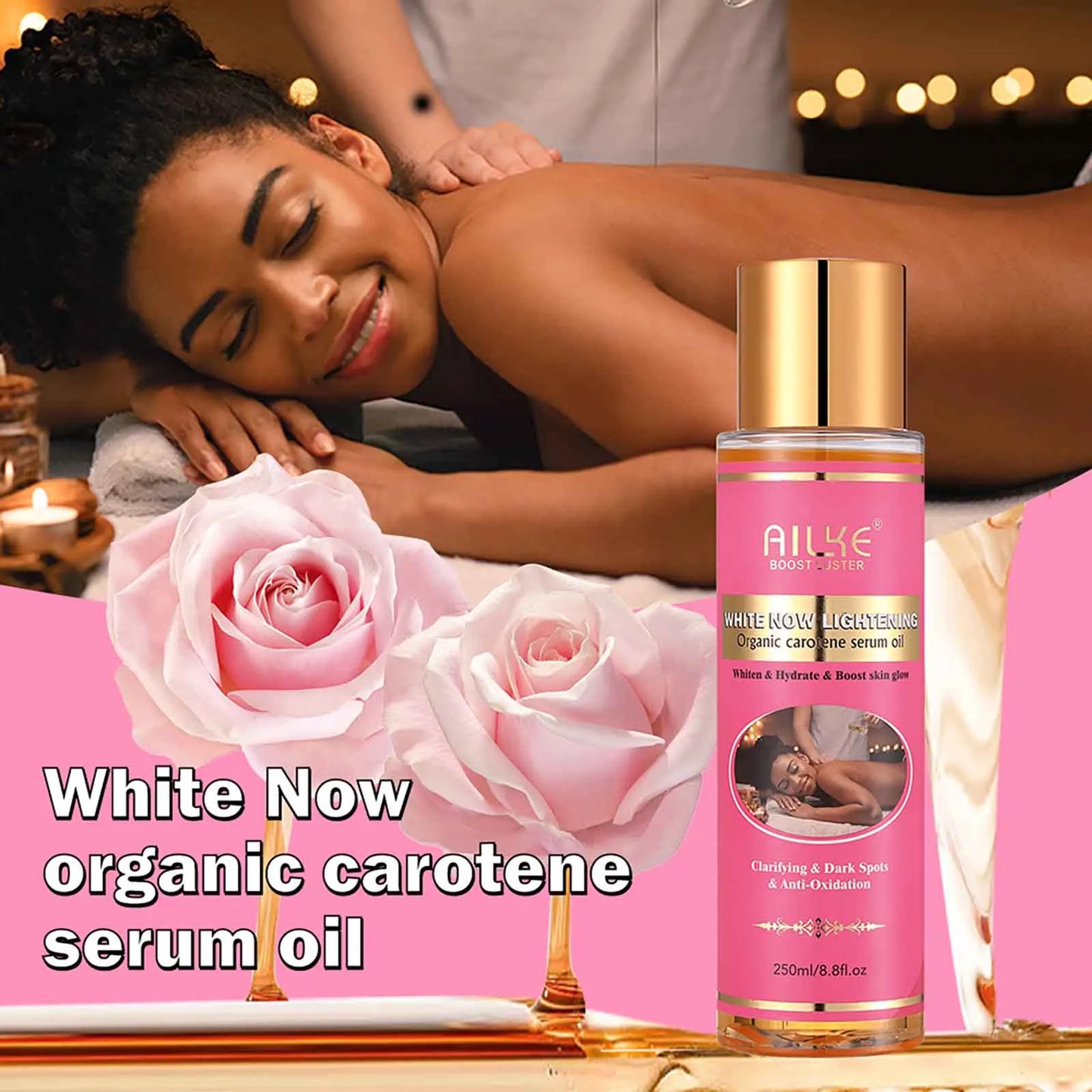 Organic Carotein Serum Body Oil, Clarifying, Deeply Moisturizing