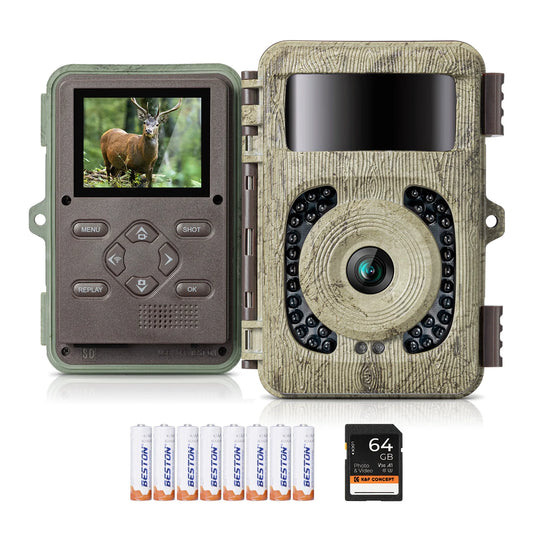 4K 48MP Trail Camera with Night Vision