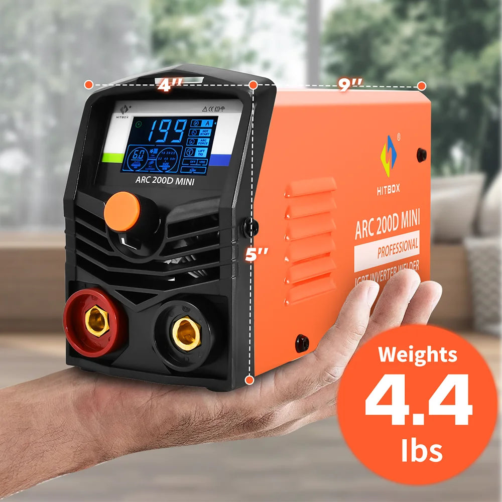 ARC200D Welding Machine 2 in 1 ARC MMA LIFT TIG MINI IGBT Inverter Protable Home Welder 220V 10-200A