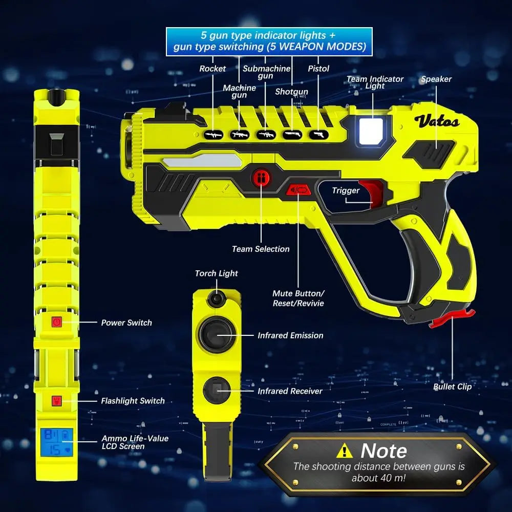 Laser Tag Battle Game Gun Set