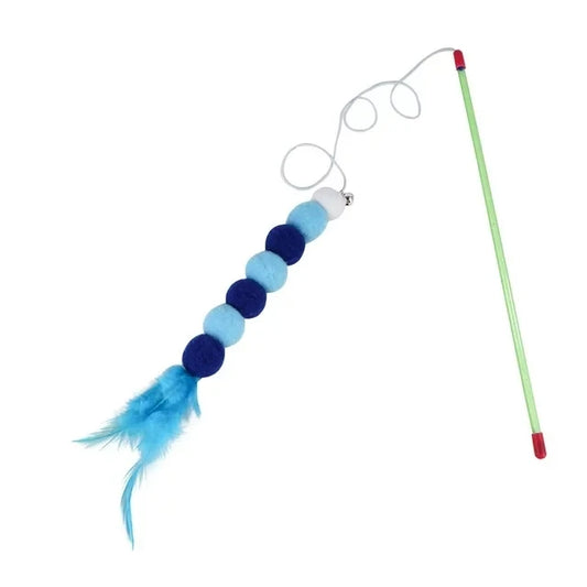 Cat Toy, Feather And Bell