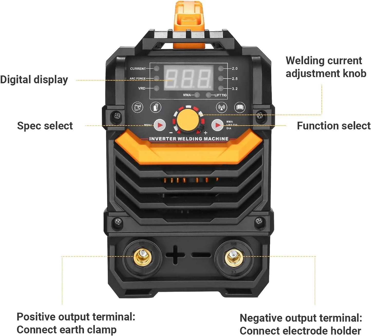 Stick Welder 160A ARC/Lift TIG 2-in-1 Welding Machine with 110v/220v Dual Voltage IGBT Inverter Welder